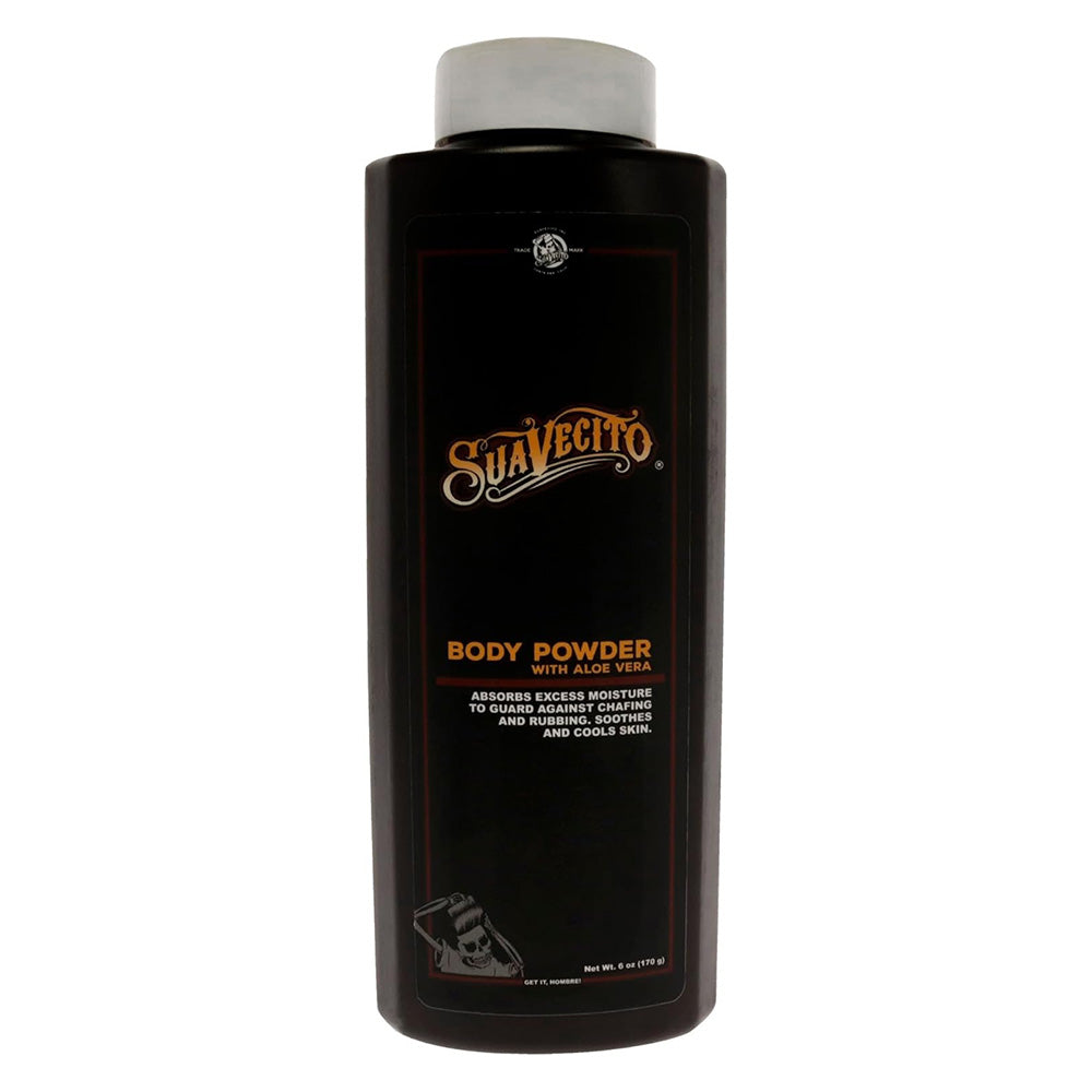 Suavecito Body Powder for Men Soothes and Cools Skin 6Oz